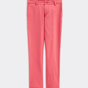 Vineyard vines Boys' Performance Breaker Pants in sailors red size 12